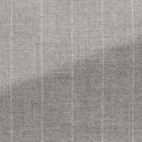 Suit - Loro Piana Taupe Wool-Cashmere with Chalk Stripe 5919 OMJ Clothing