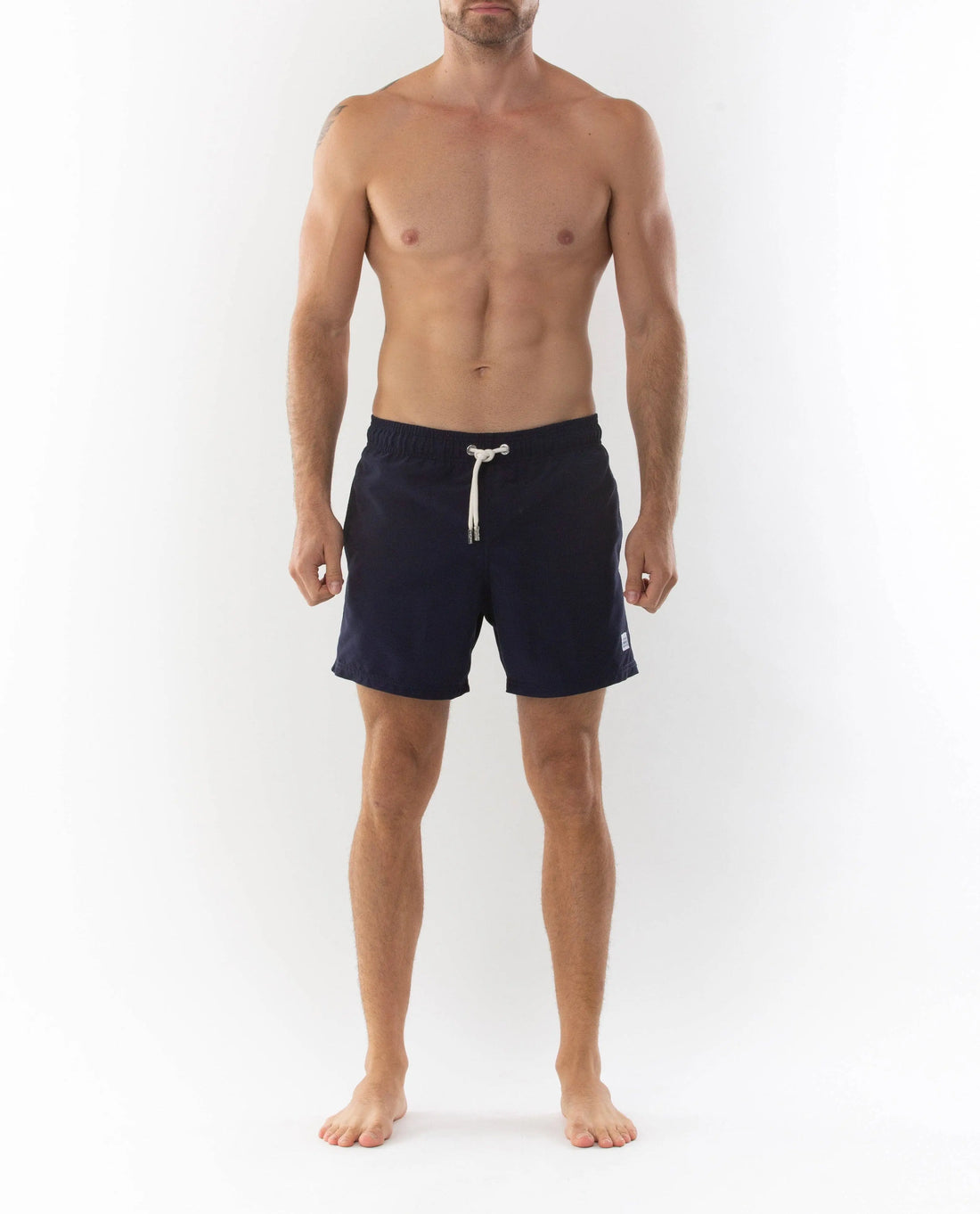Navy Blue Swim Short: Navy Blue Azul Siete