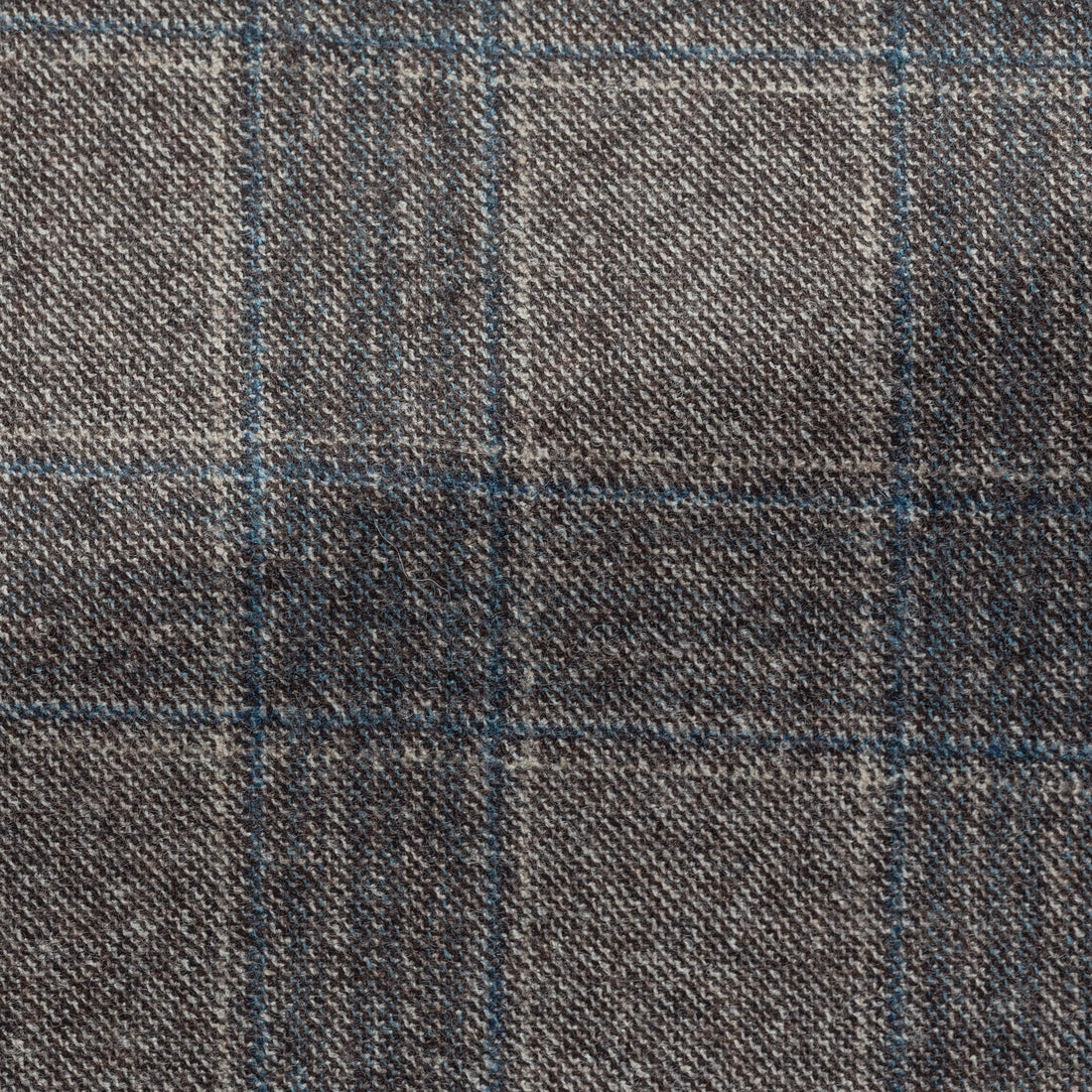 Suit - Chocolate Brown-Petrol Wool-Cashmere Glencheck 5925 OMJ Clothing