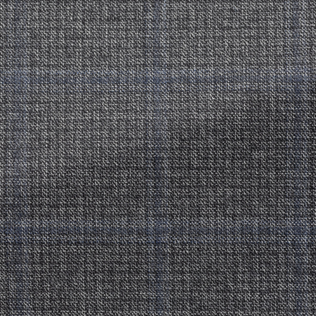 Suit - Black Wool-Cashmere Micro-Check with Prussian Blue Overcheck 5935 OMJ Clothing