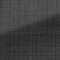 Suit - Charcoal s130 Wool Sharskin with Check 5936 OMJ Clothing