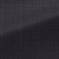 Suit - Merlot s130 Wool Sharskin with Check 5947 OMJ Clothing