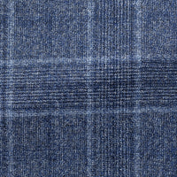 Suit - Dark Blue Natural Bi-Stretch s130 Wool Glencheck 5955 OMJ Clothing