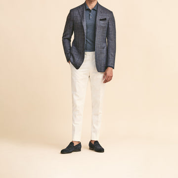 Sport Coat - Slate Blue Glencheck by Loro Piana 9125