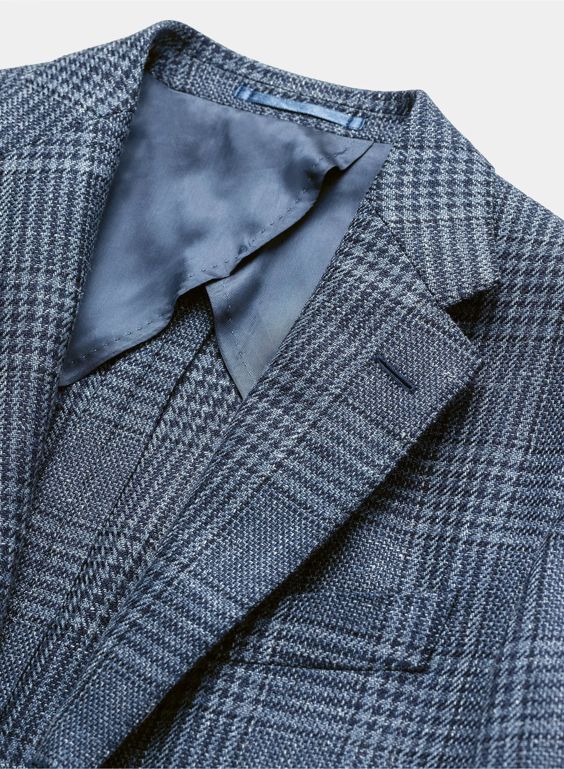 Sport Coat - Slate Blue Glencheck by Loro Piana 9125 OMJ Clothing