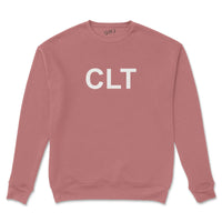 CLT Felt Letter Crewneck Sweatshirts OMJ Clothing