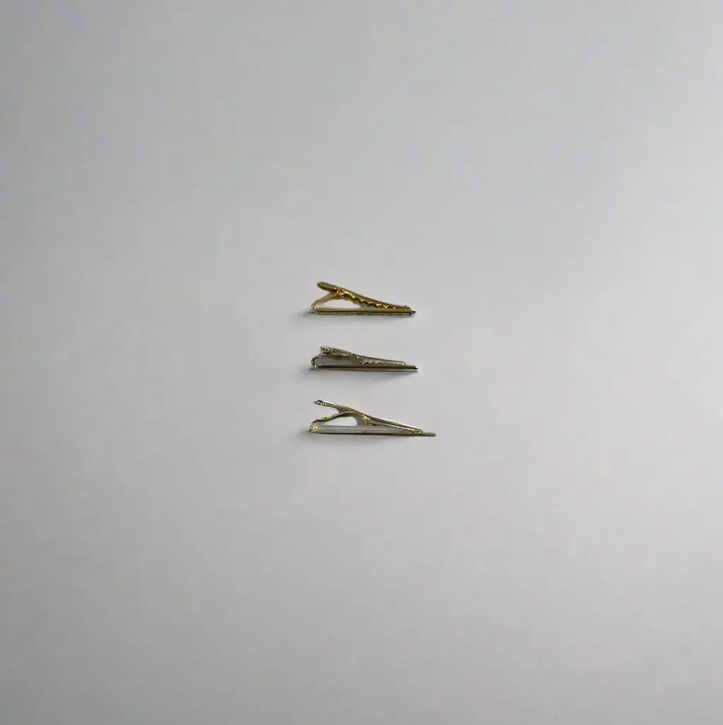 Vintage Gold Tie Clips OMJ Clothing