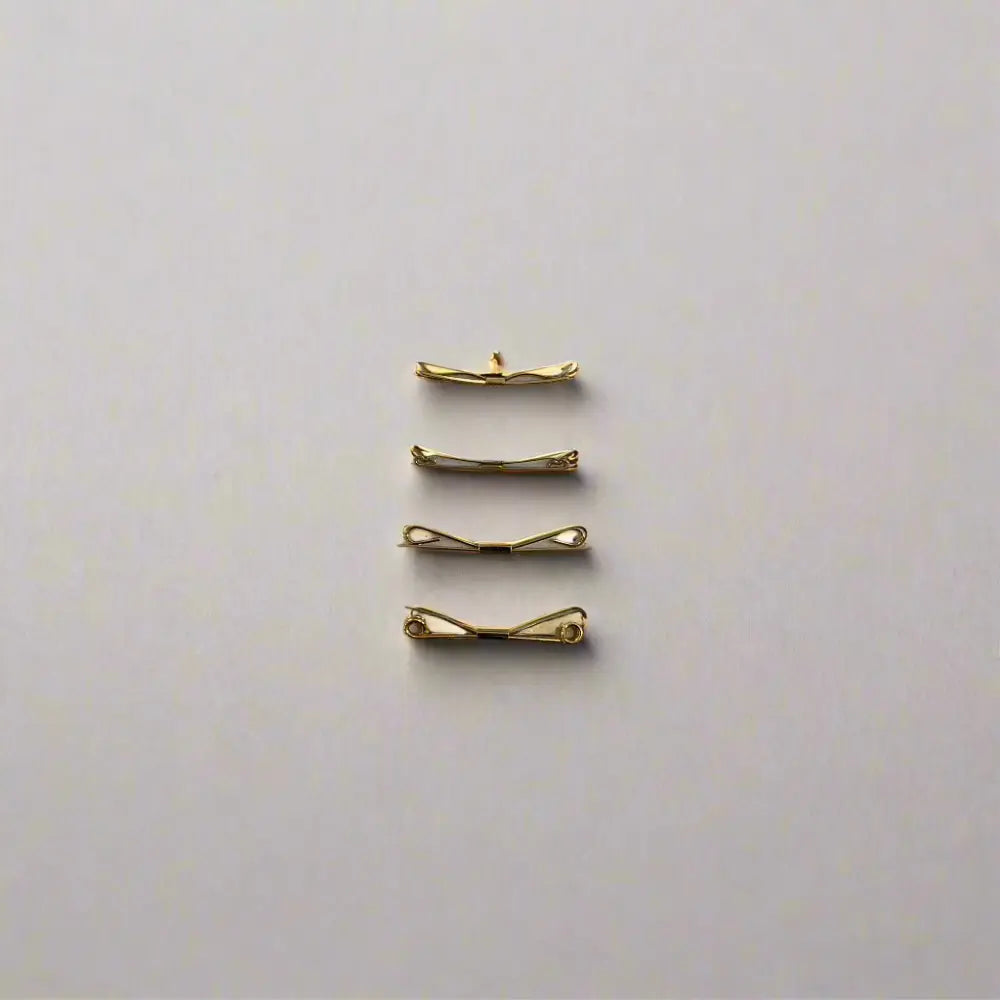 Vintage Gold Tie Clips OMJ Clothing