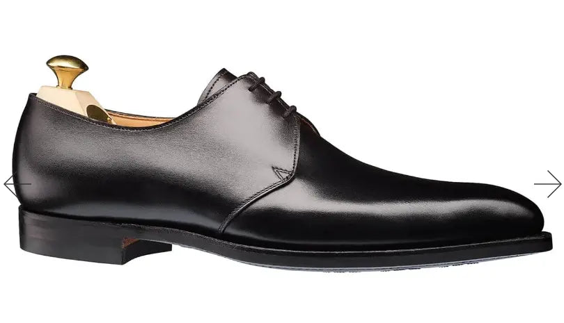 Crockett & Jones Highbury Black Derby Shoe OMJ Clothing