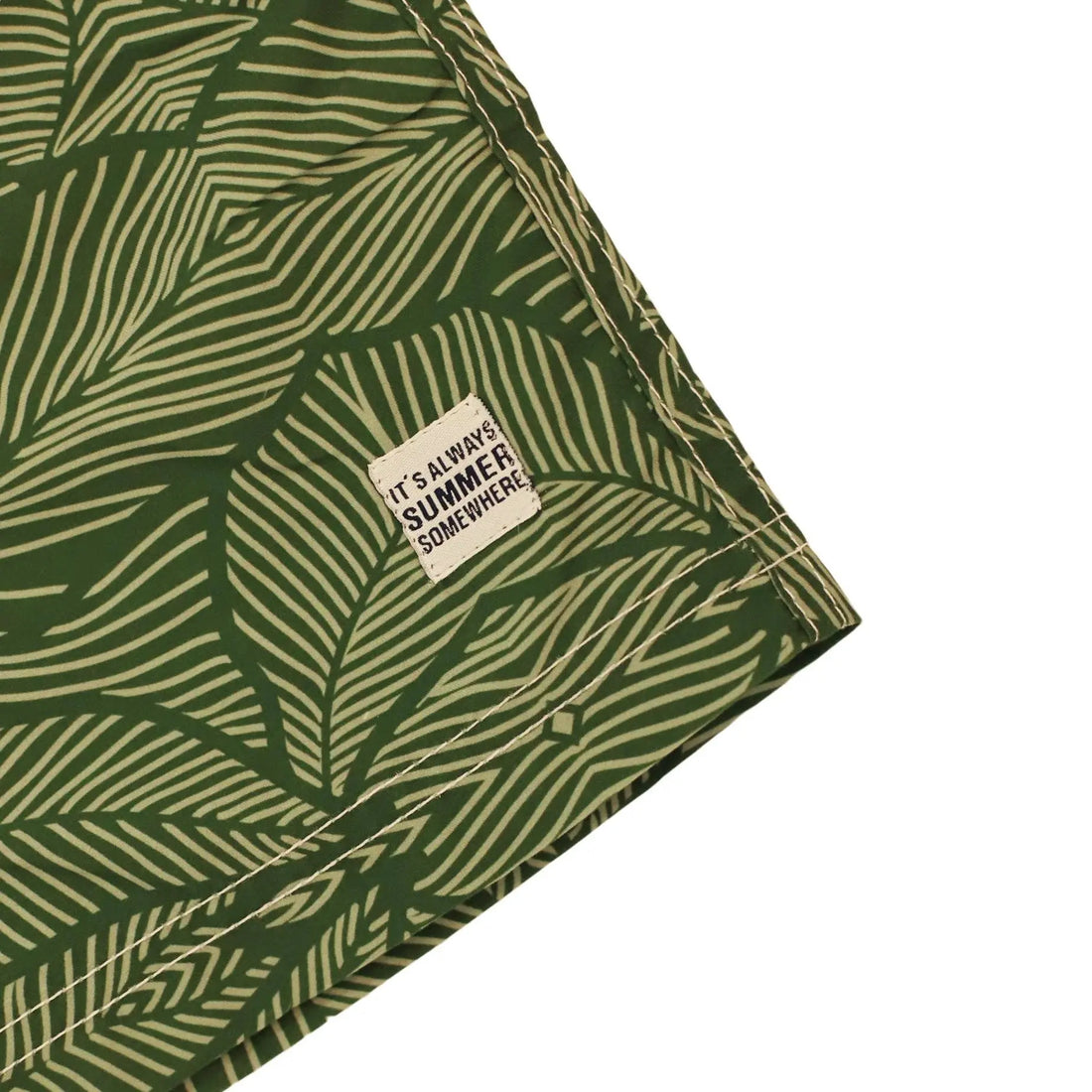 Verdant Swim Short: Green Azul Siete