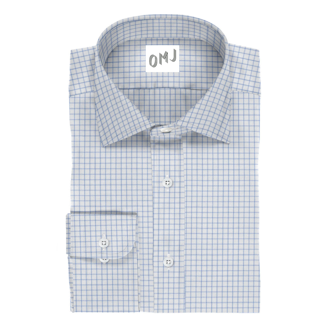 Blue Grid OMJ Clothing