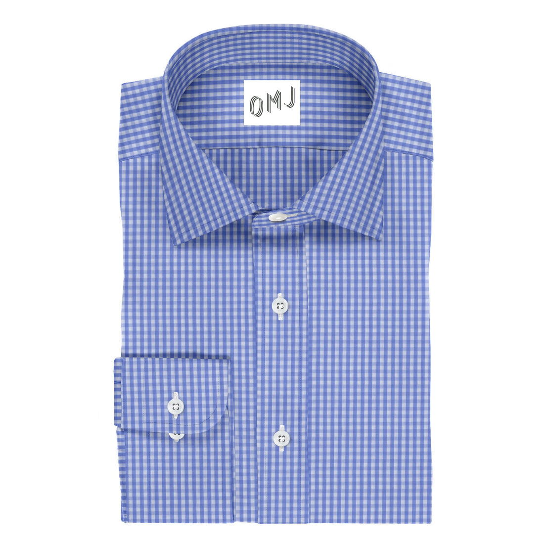 Royal Blue Gingham OMJ Clothing
